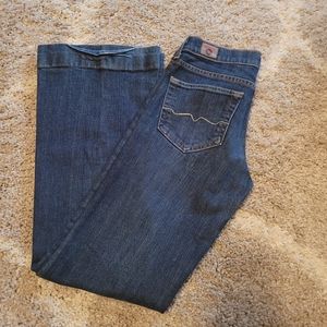 Red Engine Coral Jean's